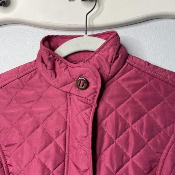 Van Heusen Size X-Small Solid Mauve Pink Puffer Quilted Women's Vest Size Winter - Picture 2 of 8